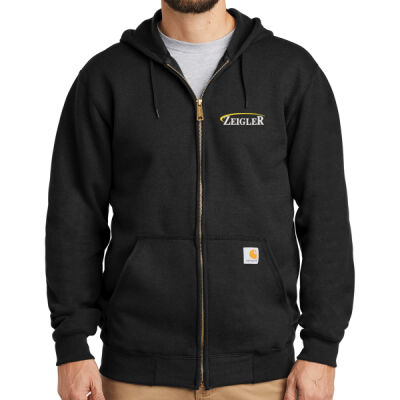 Zeigler - Midweight Hooded Zip Front Sweatshirt Thumbnail