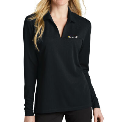 Zeigler - Ladies Dri FIT Micro Pique 2.0 Long Sleeve Polo Thumbnail